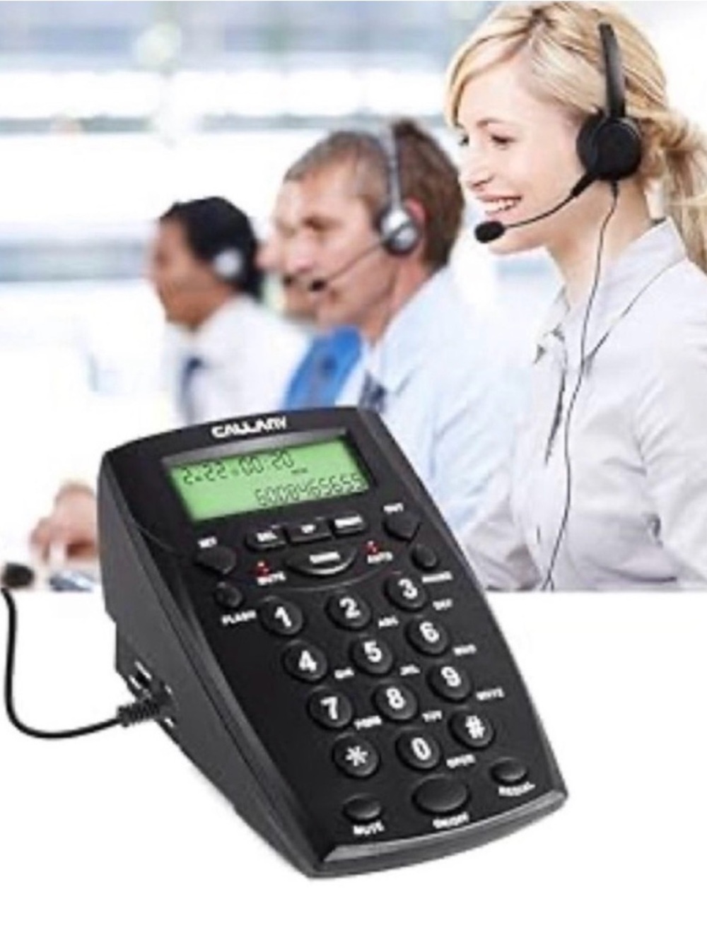 Callany Black Desktop VoIP/Phone Keypad